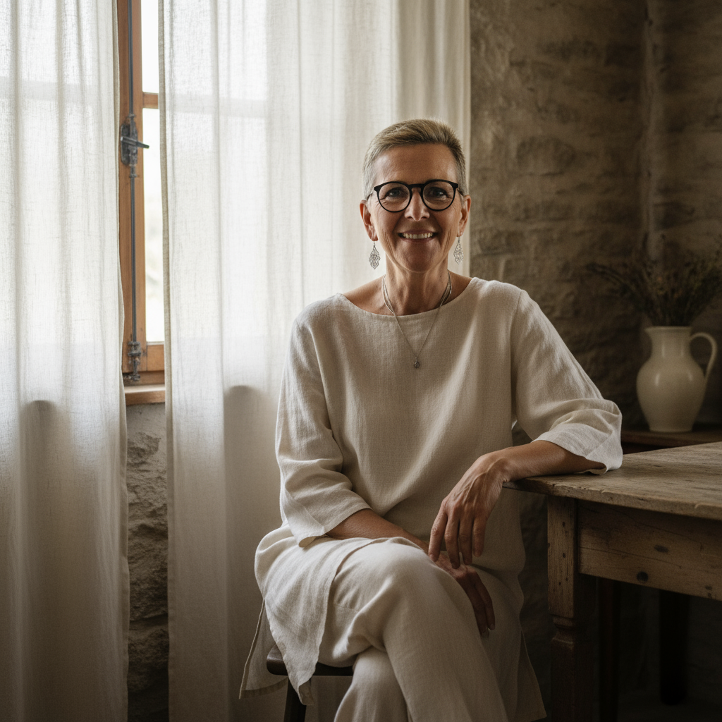 Christiane, elder, writer, mentor, and field-weaver